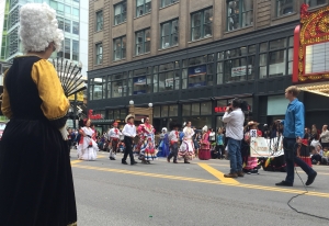 Chicago Columbus Day Parade, Photo by bridget Talley, WLS News